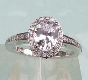 White Sapphire ring