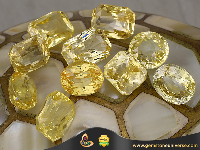 VED The Word of God Natural Yellow Sapphires