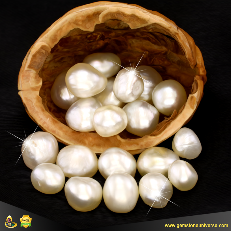 Finest X Ray Certified Real Natural Pearls from Gemstoneuniverse