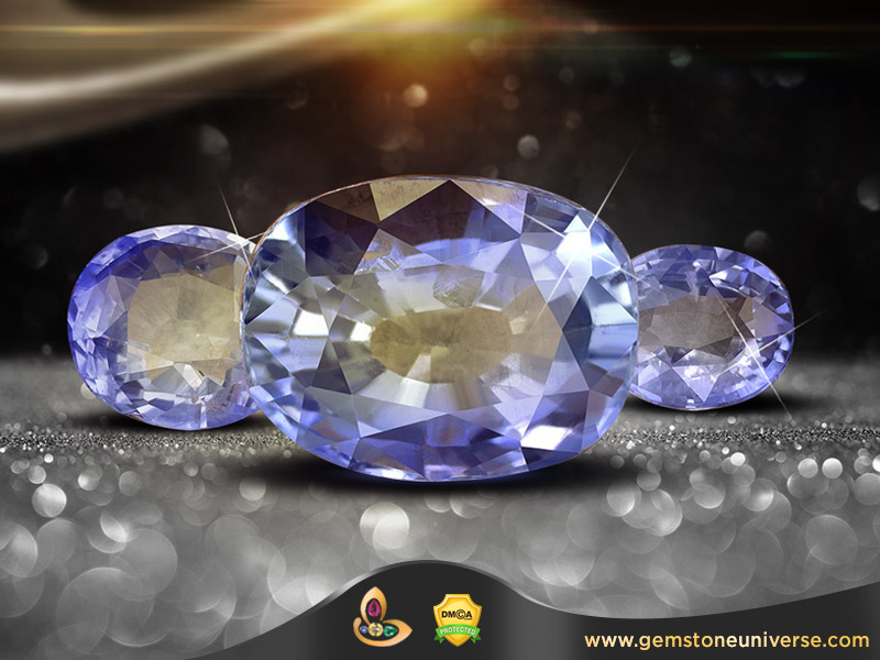 Divya Shakti Blue Sapphire / Neelam Gemstone Silver Ring Natural AAA  Quality (Adjustable) – Ramneek Jewels