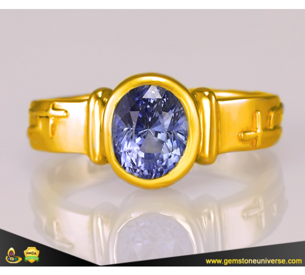 Lab Created Blue Sapphire Ring, Art Deco Vintage Design, Oval Cut –  Infinity Diamond Jewellery