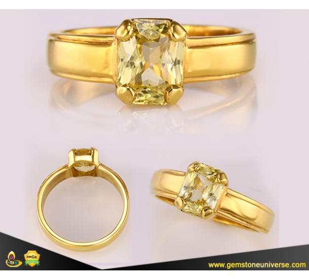 EGMR008 18K Men's Gold Ring