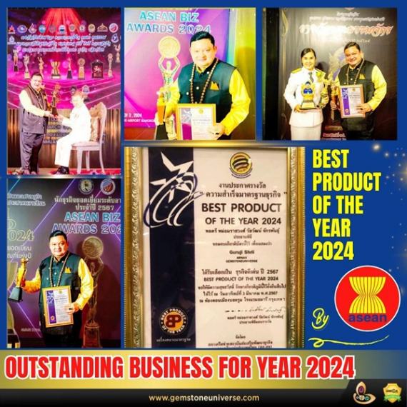 Best Product and Outstanding Business Award For Year 2024 by Asean