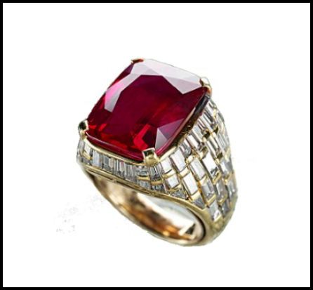 Burmese Ruby Bvlgari Ring