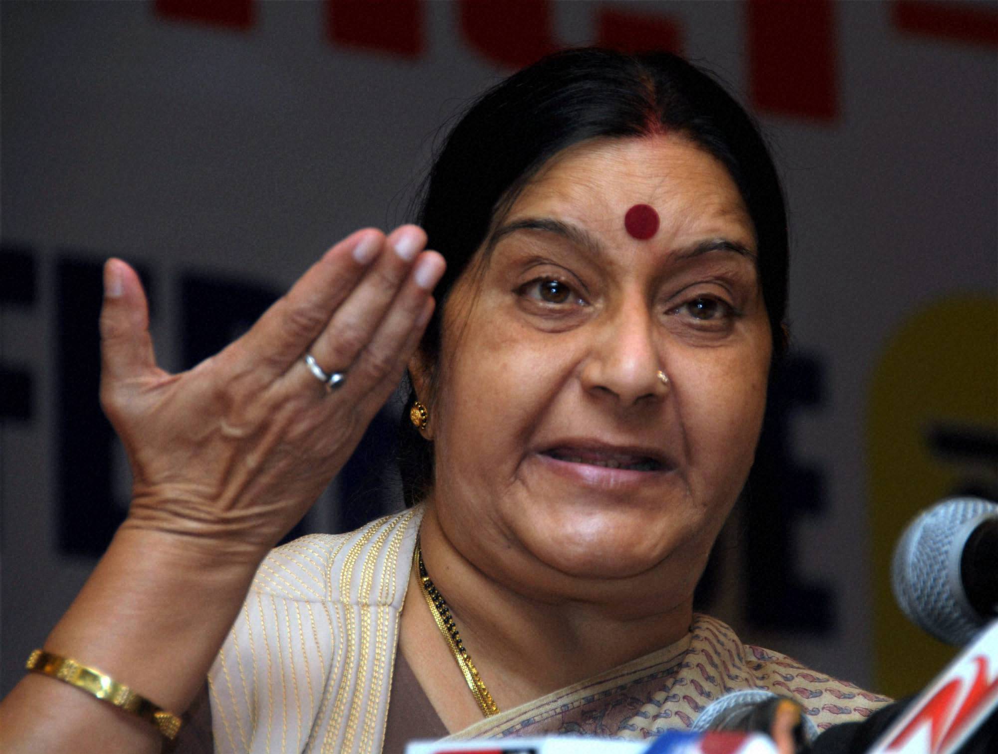 Sushma Swaraj external Affairs Minister